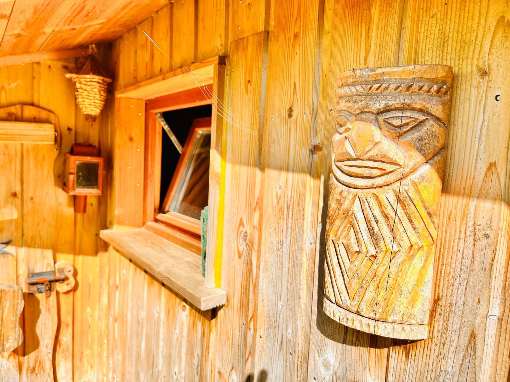 La Cabane Perchee Du Trappeur Écrainville Eksteriør billede