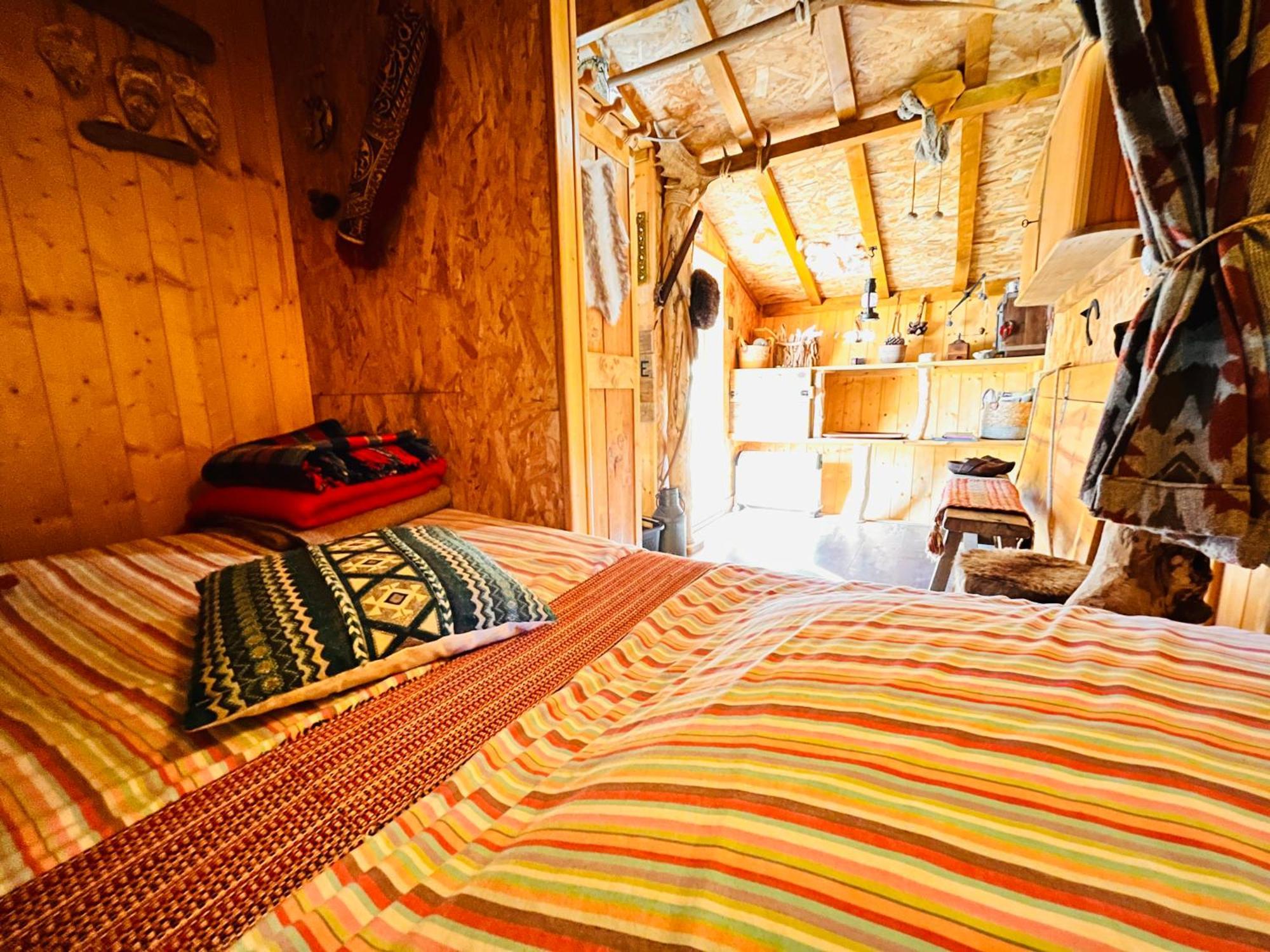 La Cabane Perchee Du Trappeur Écrainville Eksteriør billede