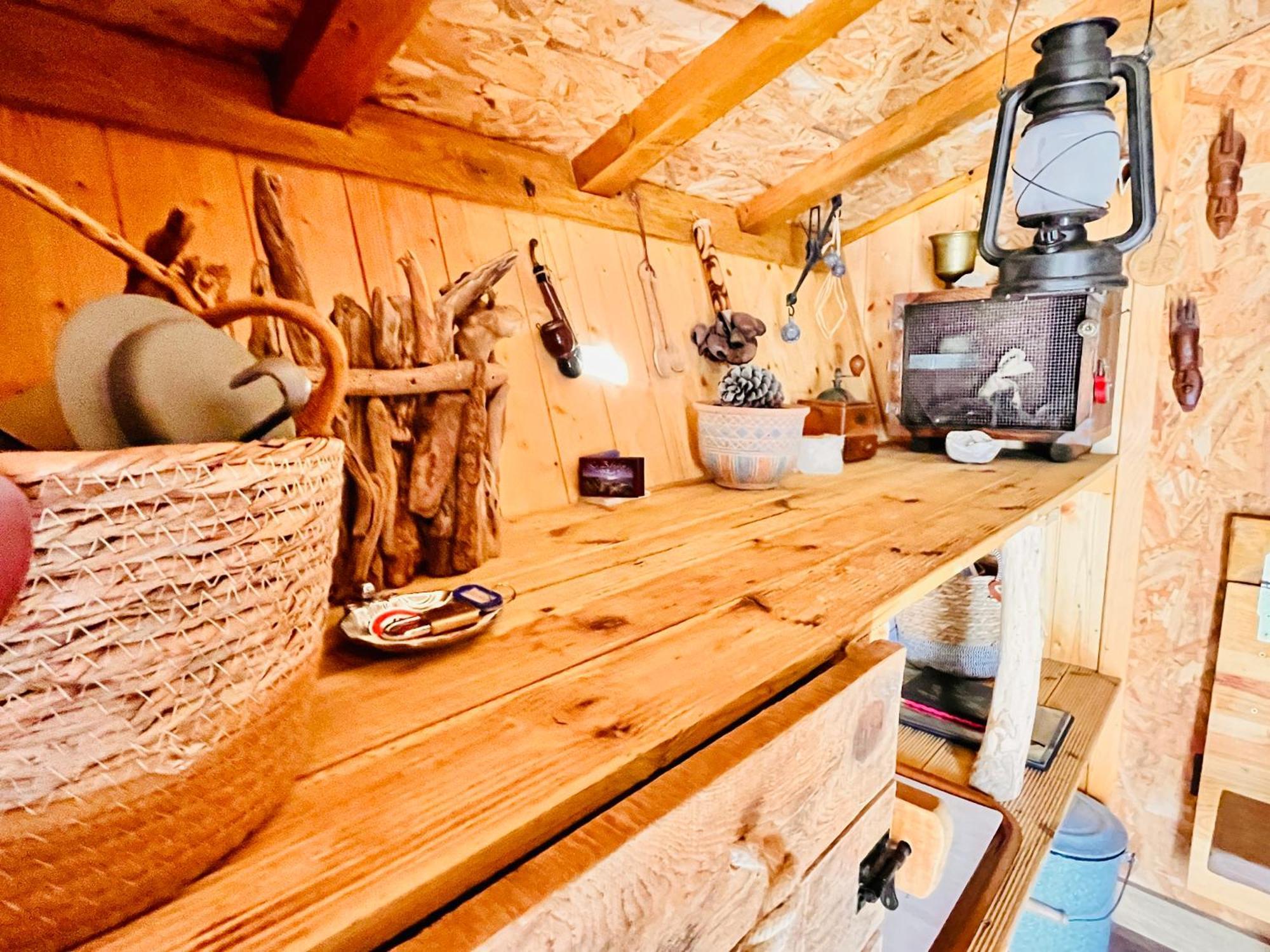 La Cabane Perchee Du Trappeur Écrainville Eksteriør billede